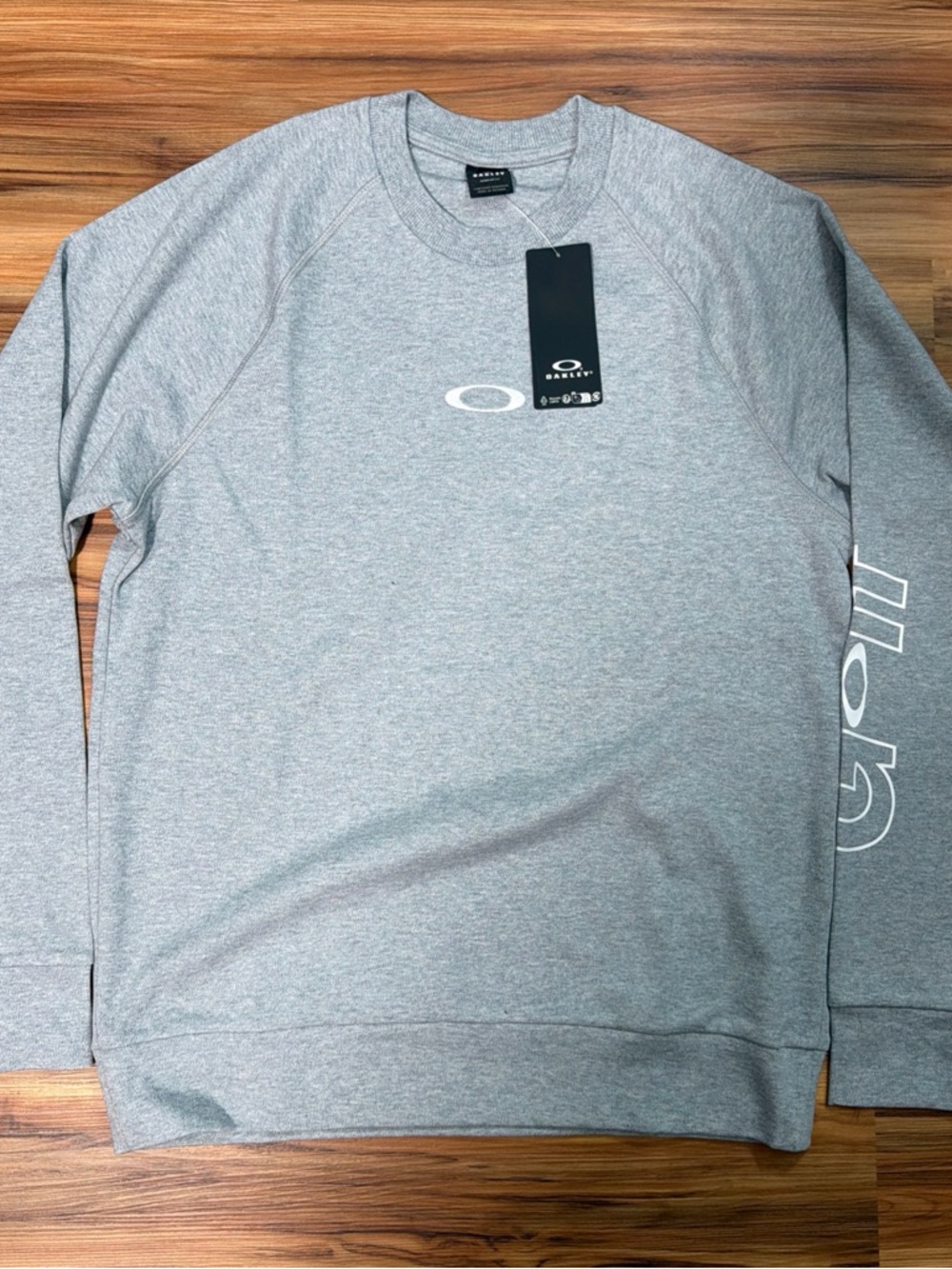Oakley Gray Logo Crewneck Sweatshirt